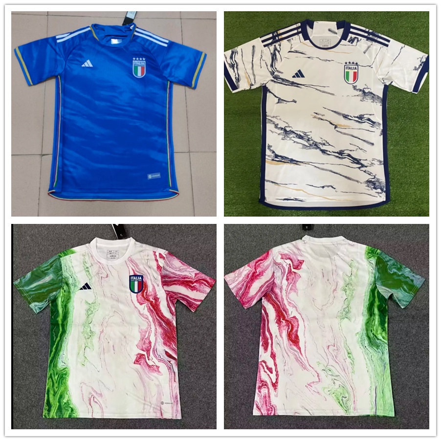 Italia 2023 2024 Italian Men's Italy Soccer Jersey Shopee Malaysia