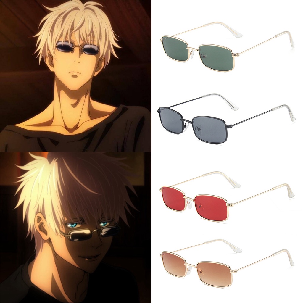 Jujutsu Kaisen Gojo Satoru Cosplay Glasses Eyewear Anime Glasses ...