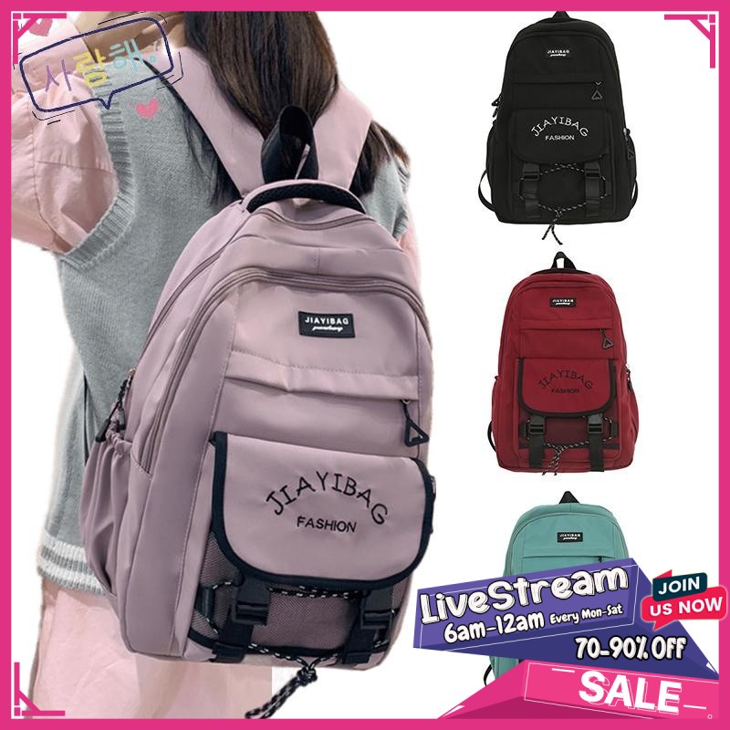 44cm Korean Style Backpack School Bag Korean Style Backpack Beg Student