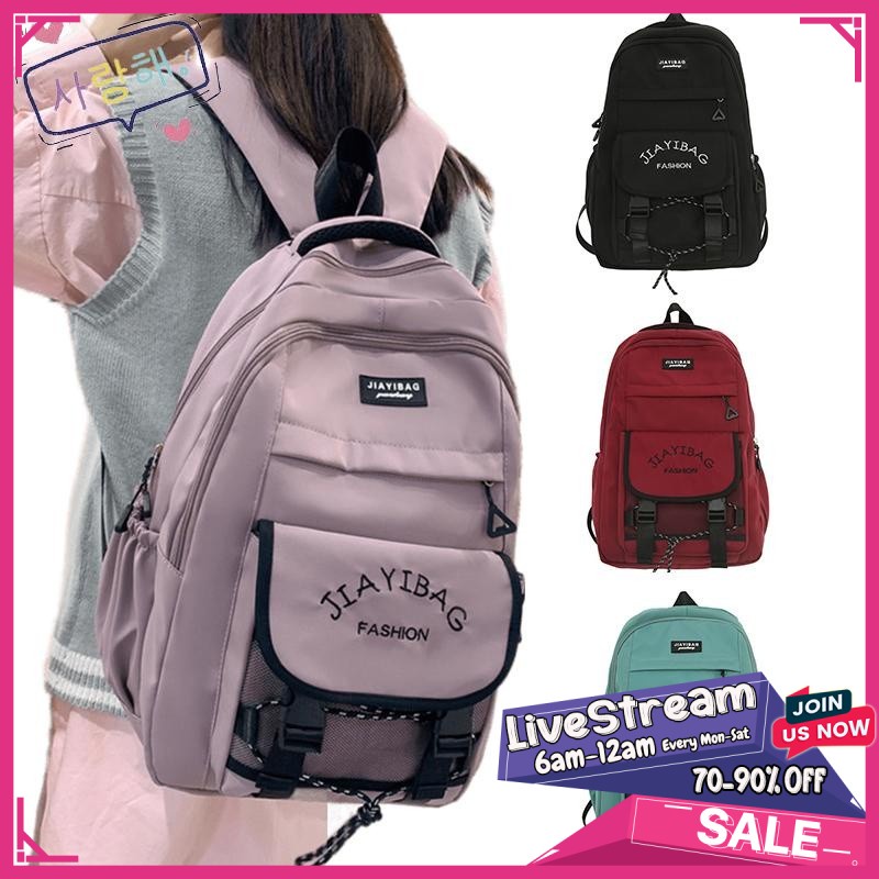 44cm Korean Style Backpack School Bag Korean Style Backpack Beg Student ...