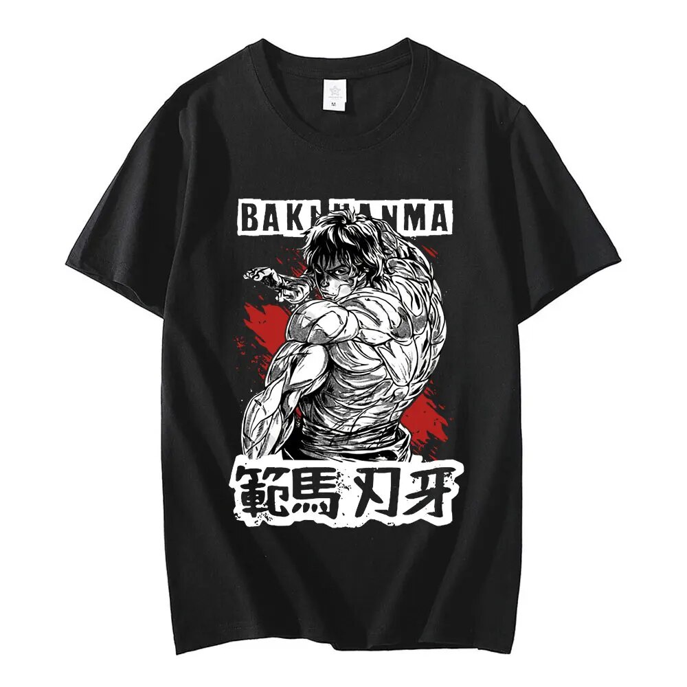 The Grappler Anime T Manga Yujiro Baki Hanma Tshirt Mens Tshirts ...