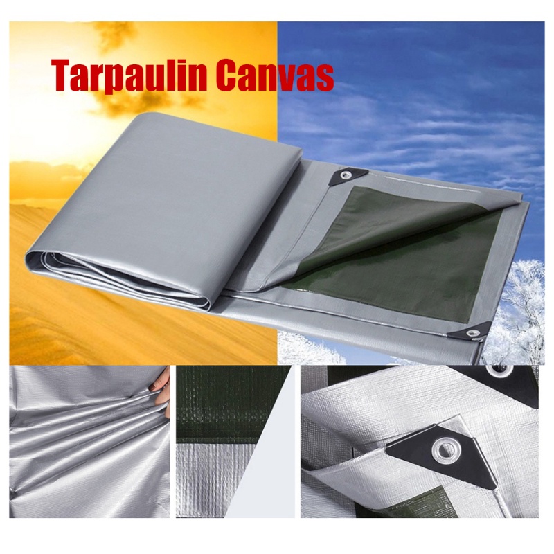 20ft X 30ft Heavy Duty 16oz Canvas Tarp By Chicago Canvas & Supply - Durable Water-Resistant Cover For Any Job 2 thumbnail image
