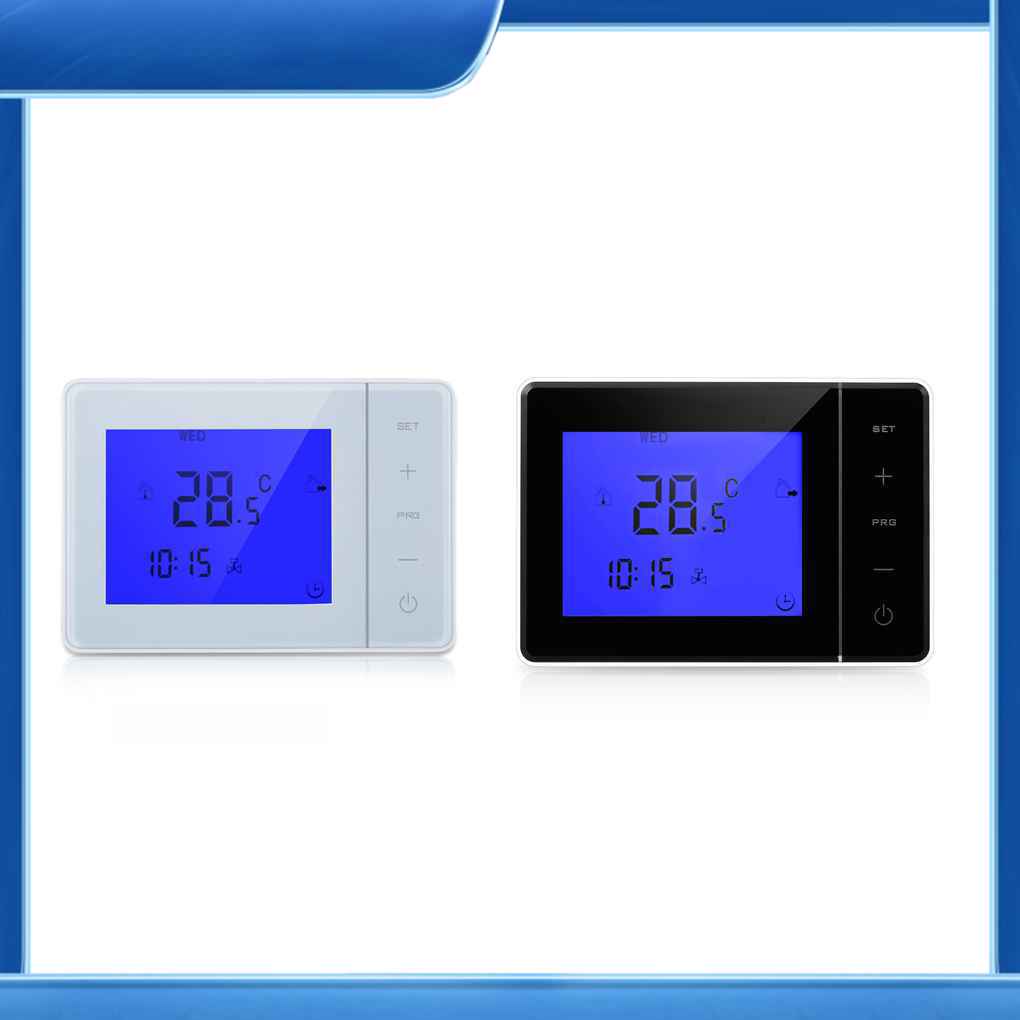 AC220V Programmable Wallhung Boiler Heating Thermostat Touch Screen