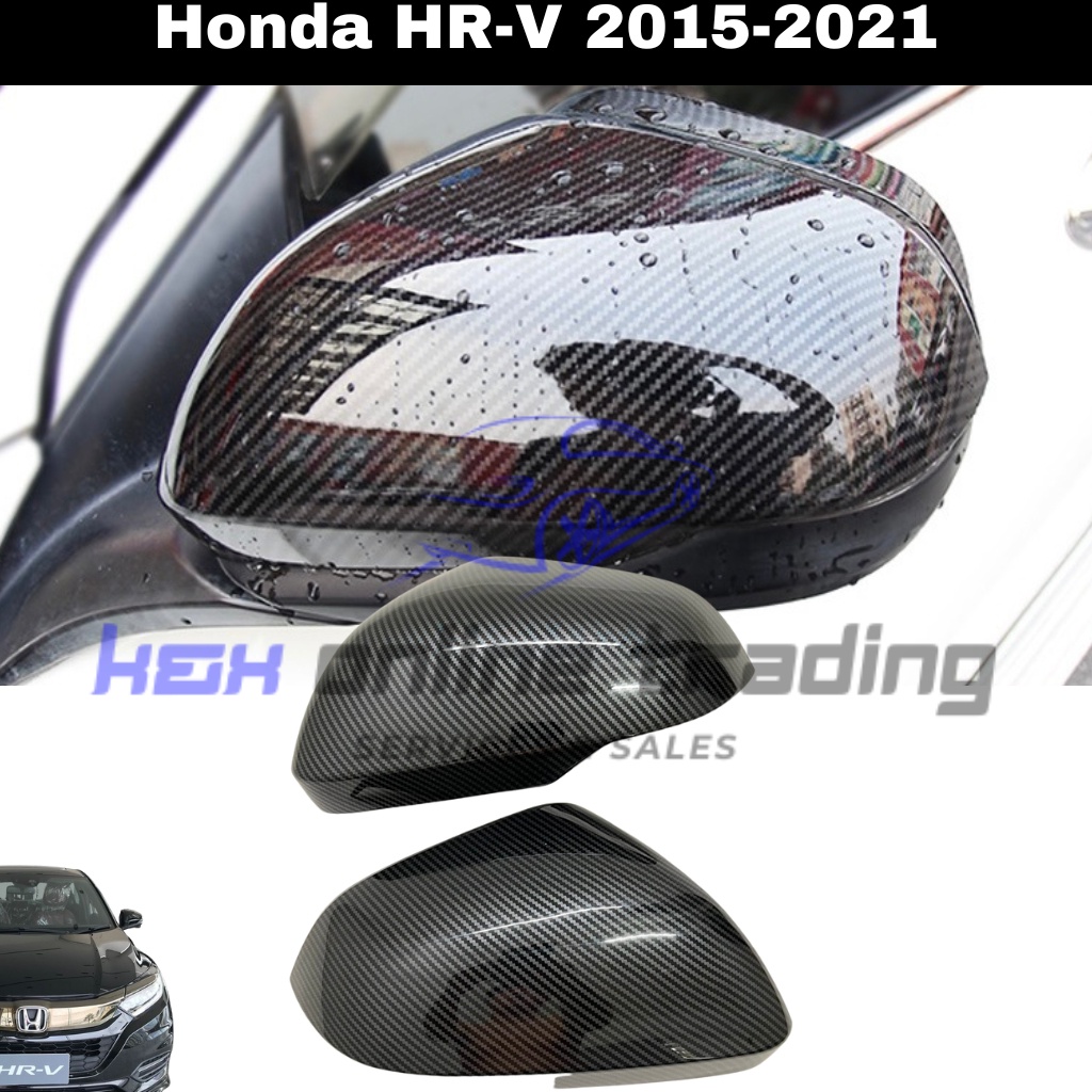 Honda HRV Vezel 20142021 Carbon Trim Side Mirror Protector Cover