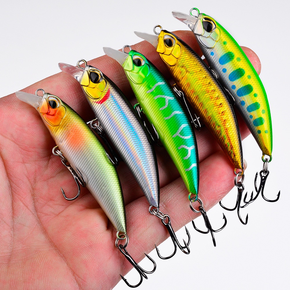 Sinking minnow Fishing Lure 5cm/3.8g 7cm/8g Gewang Killer Peacock Bass