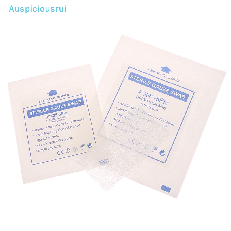 Auspiciousrui 10pcs Lot Gauze Pad First Aid Kit Waterproof Wound 