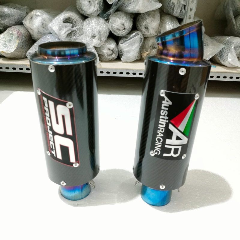 Austin Racing Silincer Exhaust Only Bluemoon SC PROJECT 51mm | Shopee ...