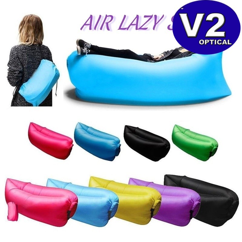 Inflatable Wind Picnic Camping Lamzac Air Lazy Sofa Lounge Bed Outdoor ...