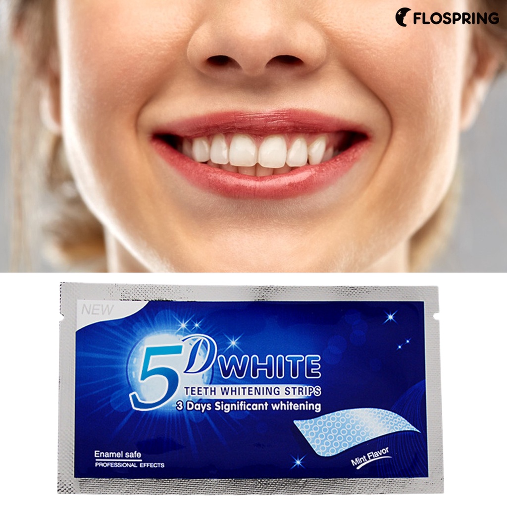 FL-7/14 Pairs Teeth Whitening Strips Safe Effective Gentle on Gums ...