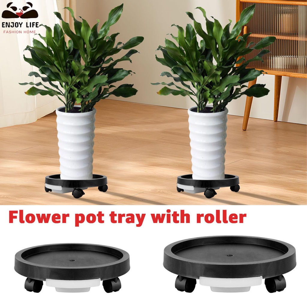 2Packs Plant Caddy with Wheels Heavy Duty Rolling Plant Stands with ...