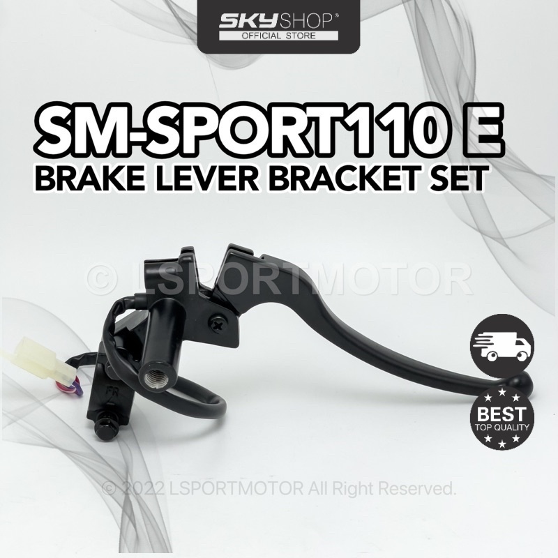 SM-SPORT 110 (E) BRAKE LEVER BRACKET SET RH KANAN SMSPORT SMSPORT110E ...