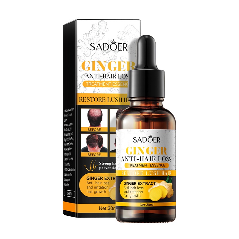 ROREC SADOER Ginger AntiHair Loss Treatment Essence Restore Lush Hair