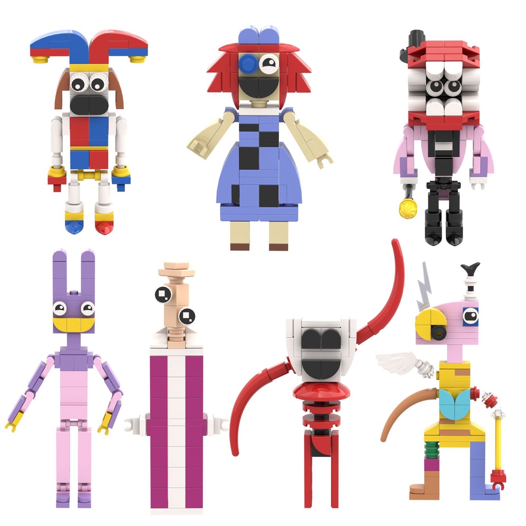 The The The Amazing Digital Circus Compatible Lego Building Blocks
