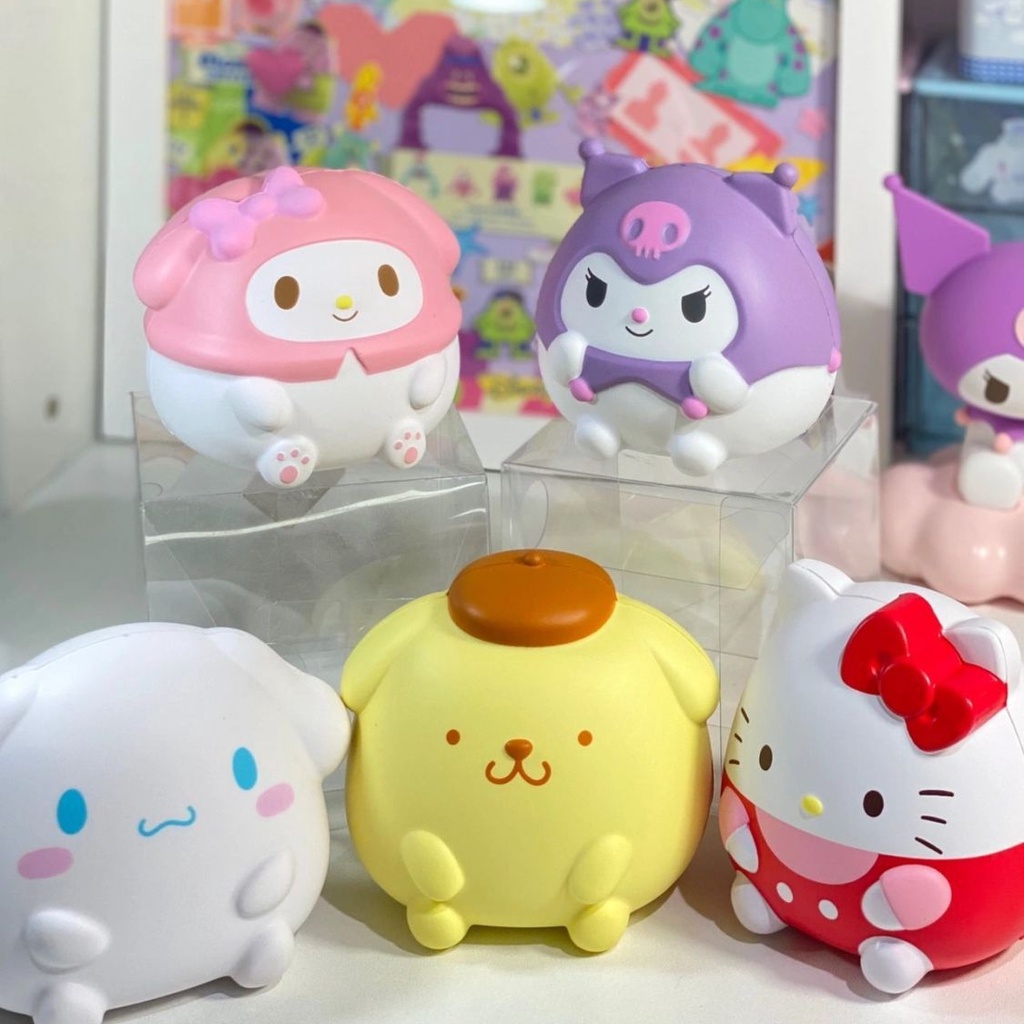 Sanrio Squishy Toys Cute My Melody Kuromi Cinnamoroll Slow Rebound ...