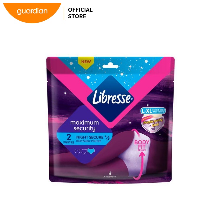 Libresse Maximum Security Disposable Panties/Sanitary Pad (Size L