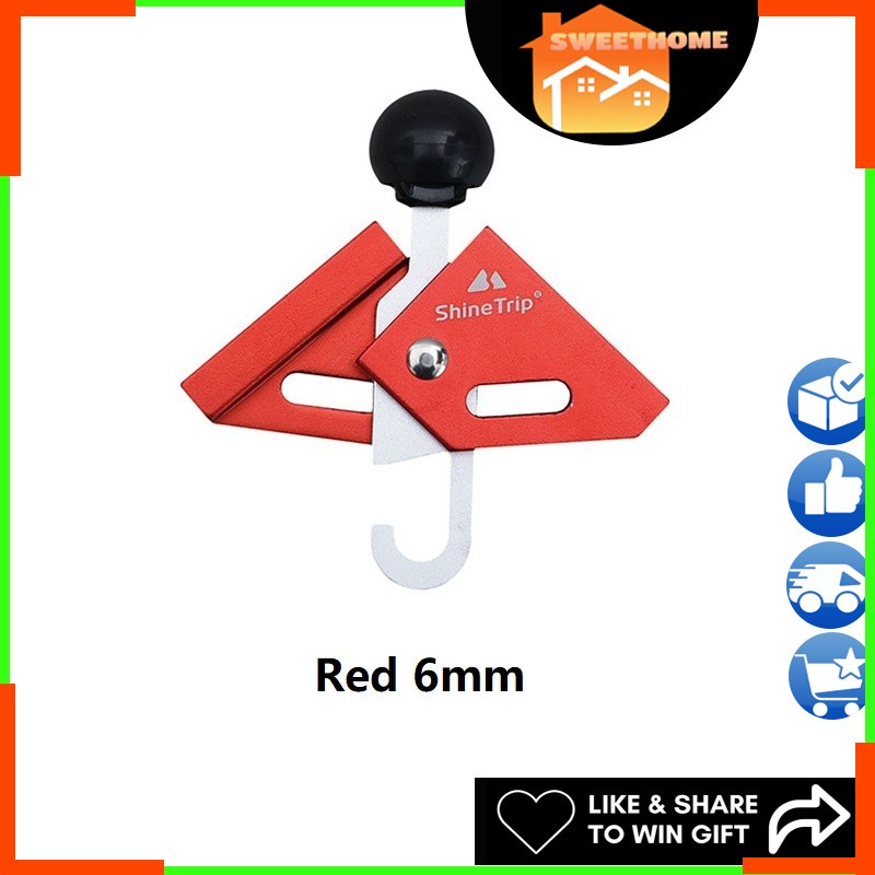 Tarp Pole Tent Tip Caps Holder Shelter 6mm Rod Ball Building