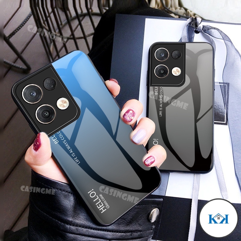 KK Oppo Reno 8 5G Tempered Glass Case For OPPO Reno8 8 7 7Z Reno7 Z pro ...