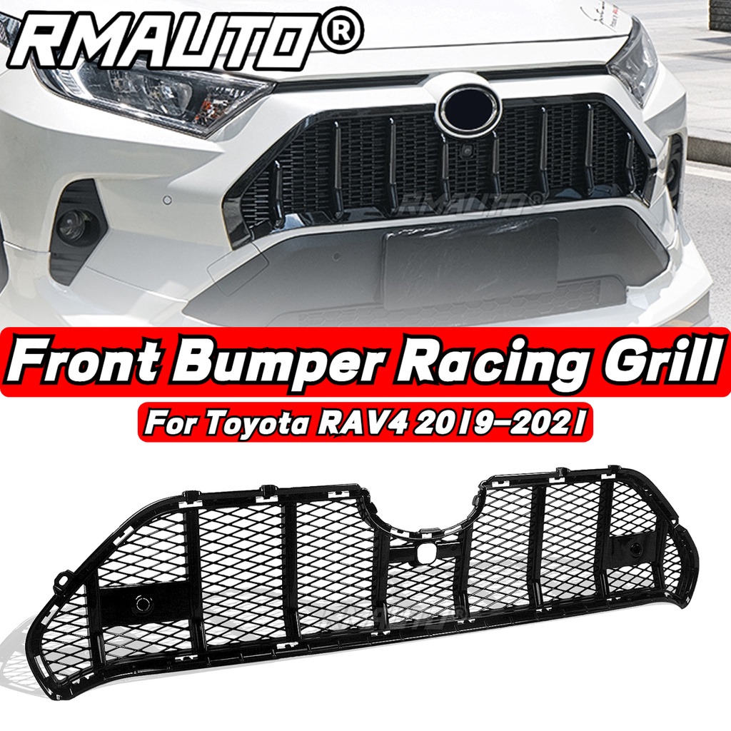 RAV4 Grill Front Bumper Grille Style Racing Grill Bumper Mesh Trim Car Body Kit For