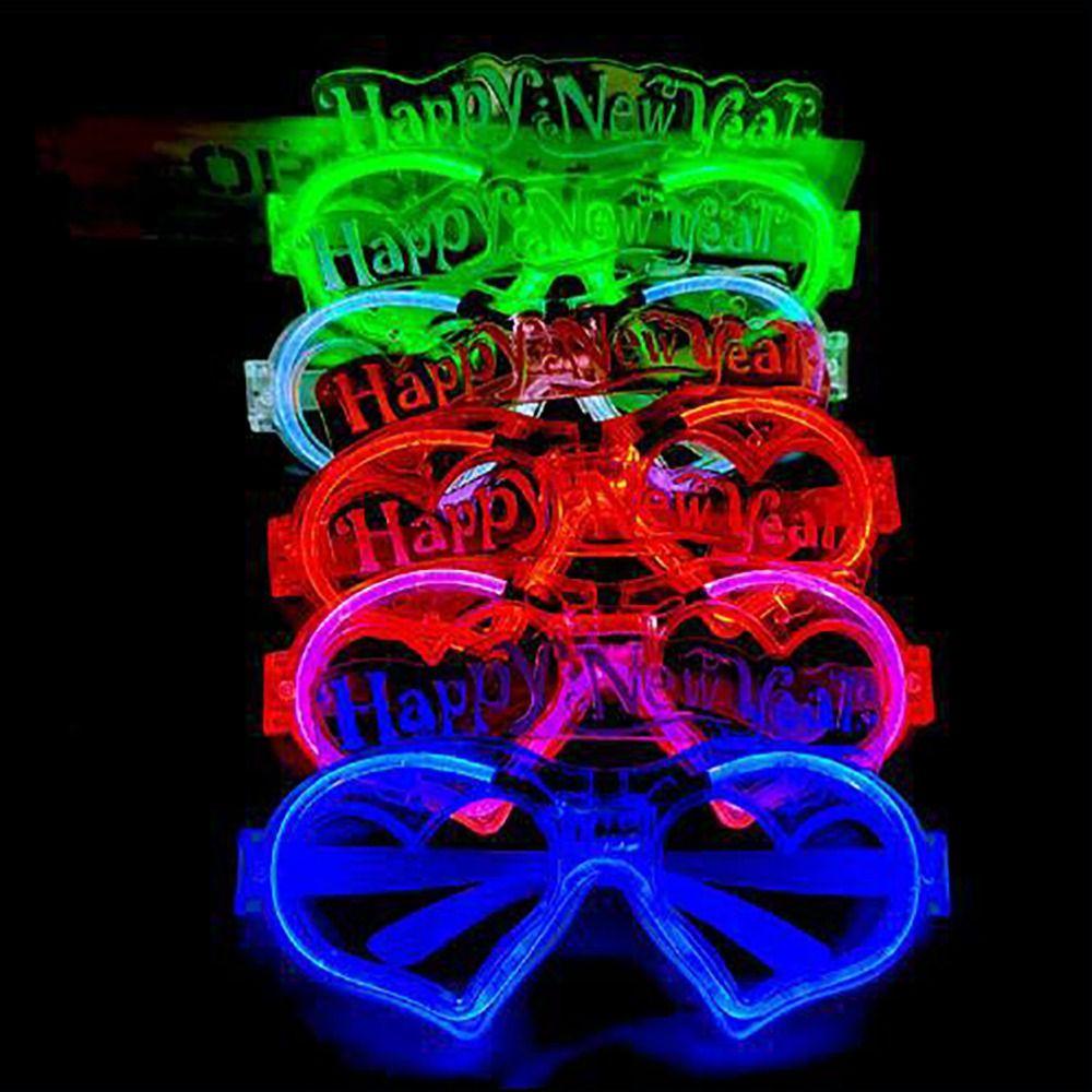 WILLIS 2024 Glowing Glasses, 2024 Year Glowing LED Flashing 2024