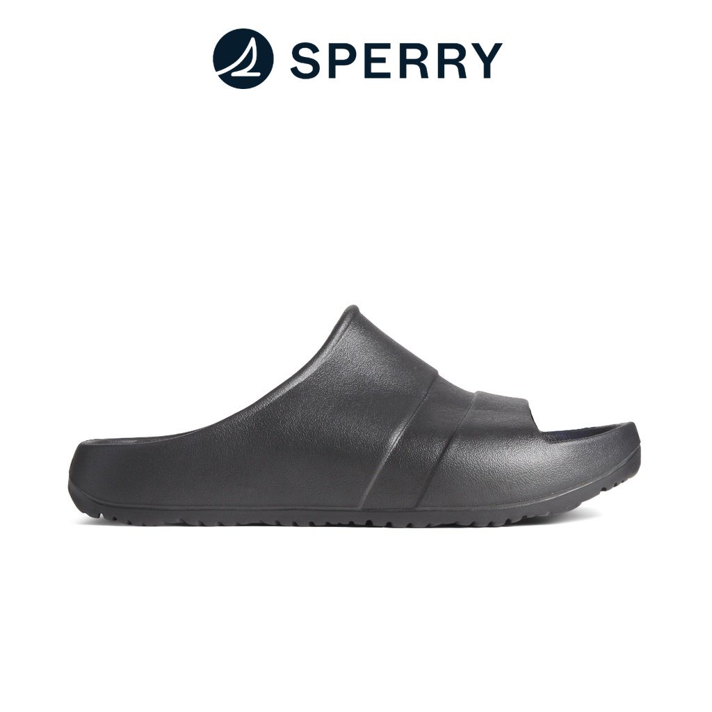 Sperry Men's Windward Float Slide Sandals Black (STS24002) Shopee