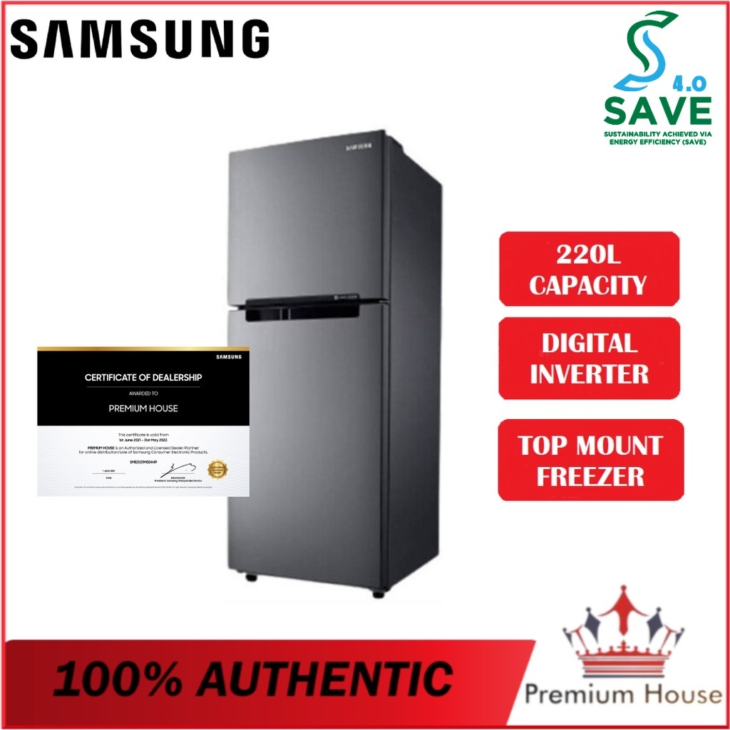 Samsung 220L Refrigerator Top Mount Freeze Fridge RT19M300BGS ...