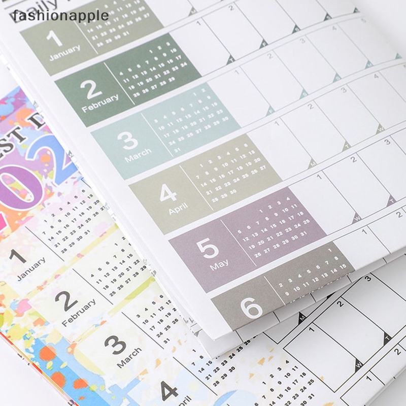 FAMY 2024 Calendar Daily Schedule Planner Sheet Cute Wall Calendar ...