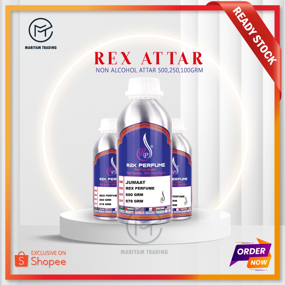 JUMAAT 500ml,250ml,100ml, REX ATTAR BY REX PERFUME, LONG LASTING UPTO ...