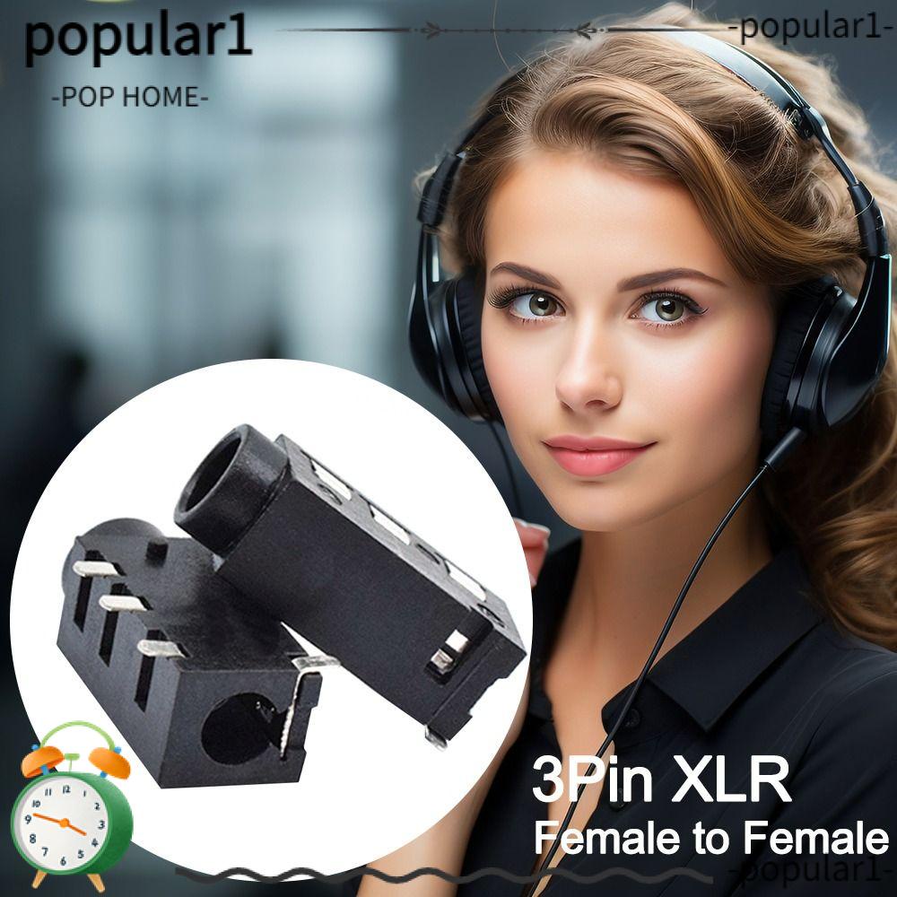 POP 3.5 MM Audio Jack Connector, 4 Conductor Through Holes PCB