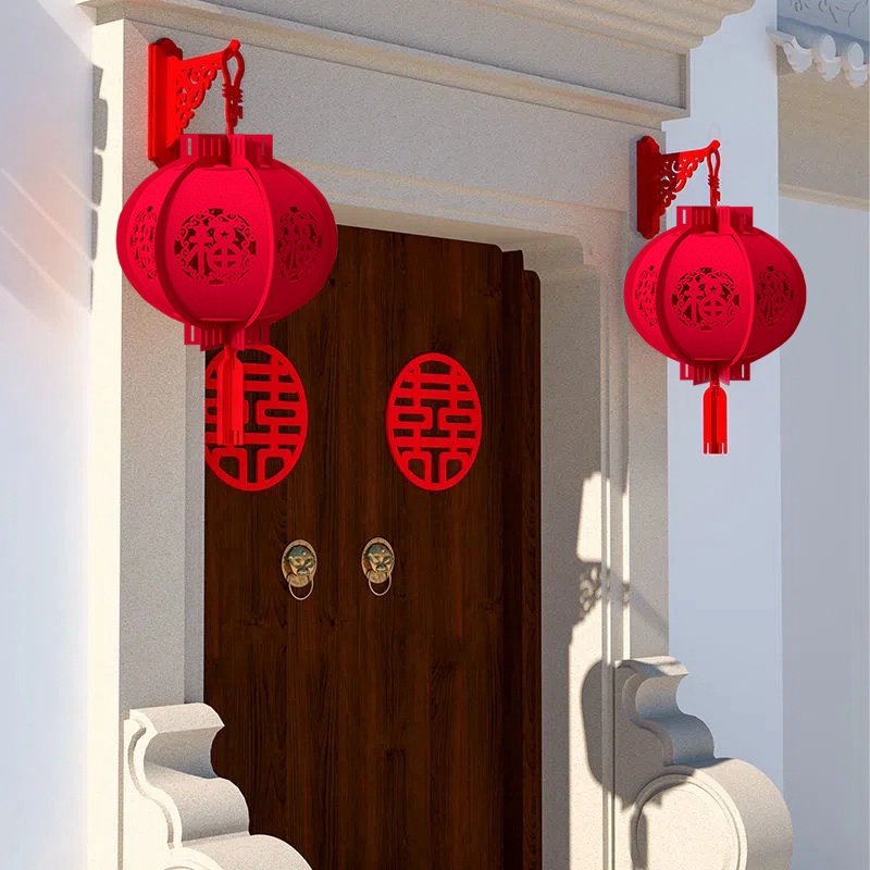 Yz 2024 CNY Red Hollow Lantern Chinese Style Lantern Bracket New Year   Sg 11134201 7rbl1 Lpaa31tdpwjs75