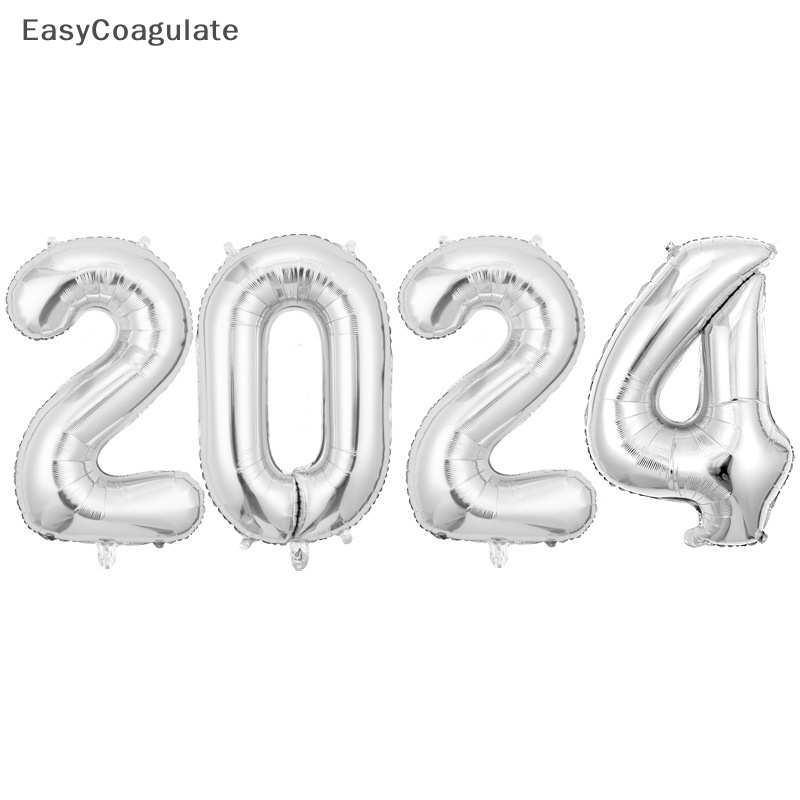 Eas 1 Set 2024 Number Aluminum Film Balloon Party Props Giant Number ...