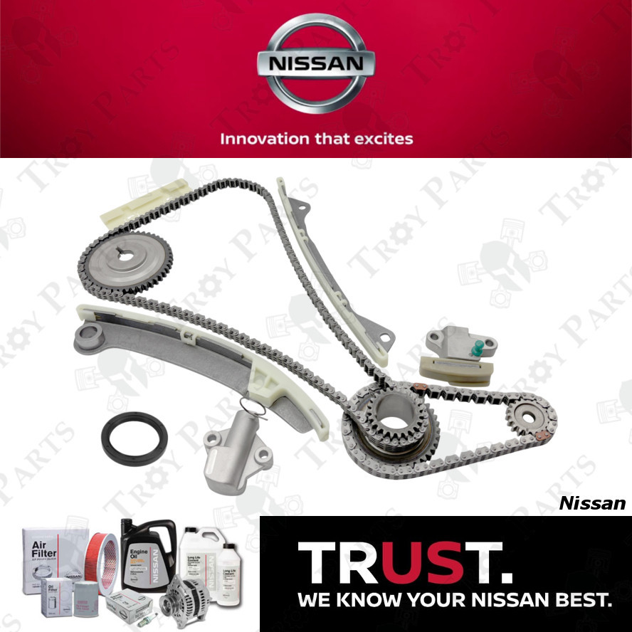 (11pc) Original Nissan Timing Chain Kit Set for Serena C25 C26 X-Trail ...