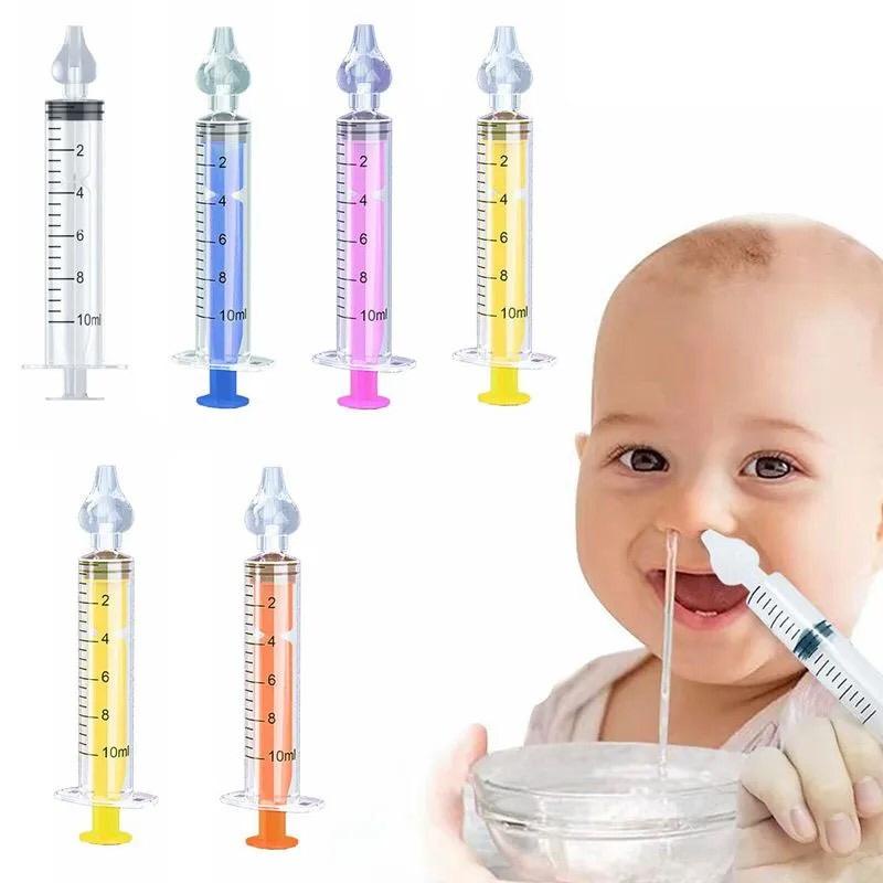 Nose cleaner Needle/Silicone Syringe For Children's nose Washing Snot ...