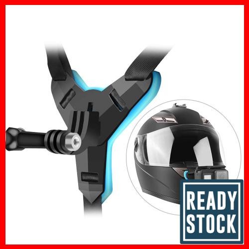 Ready Stock Face Motorcycle Helmet Chin Strap Mount Holder For GOPRO, SJCAM, ACTION CAM Standard