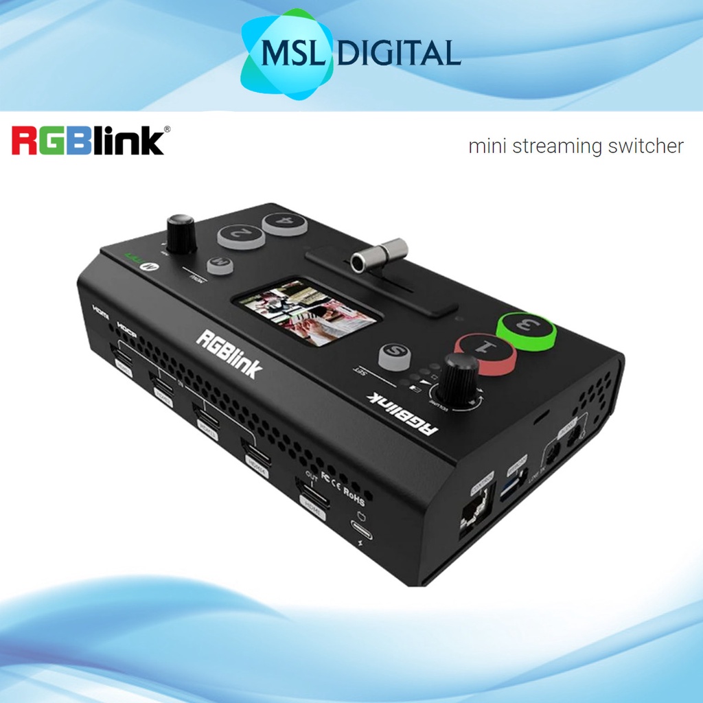 RGBlink Mini 2022 mini streaming switcher | Video Switcher | Shopee ...