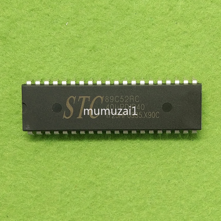 Stc89c52 STC Microcontroller STC89C52RC DIP40 Serial Programming ...