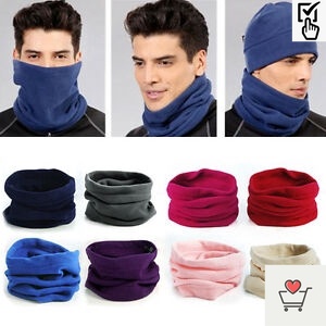 MBR Solid Polar Fleece Thermal Neck Warmer Winter Sports Gaiter Face ...