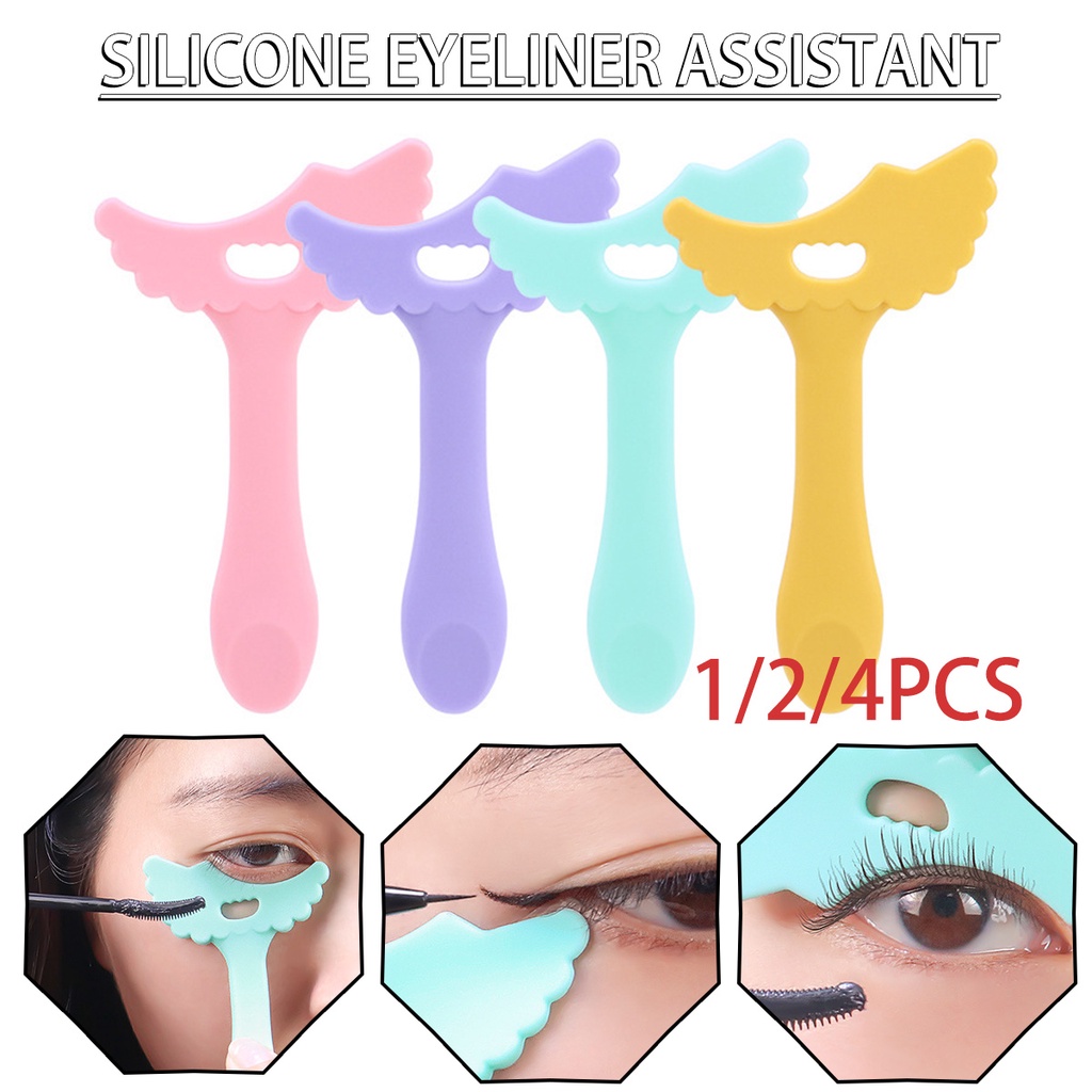 Silicone Eyeliner Stencil Wing Tip Mascara Drawing Aid Face Cream