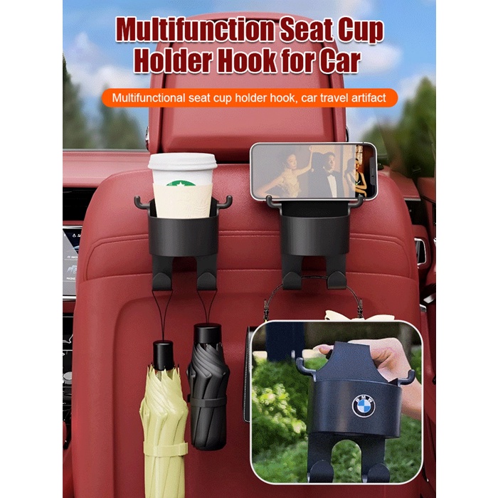 Car Storage Box Seat Back Storage Cup Holder Small Hooks Car Hooks Rear Storage Boxes Shopee