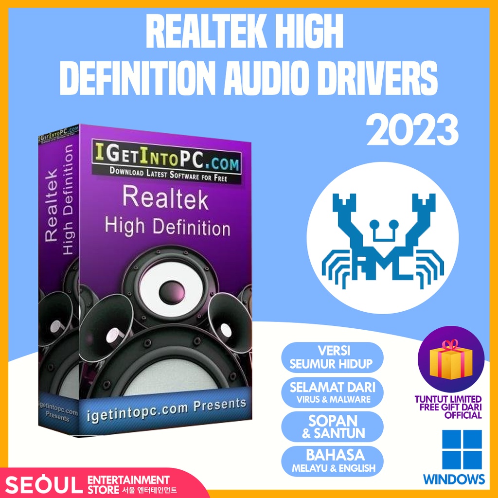 Realtek High Definition Audio Drivers WINDOWS PC 🎇 LIFETIME PREMIUM 🎇 ...