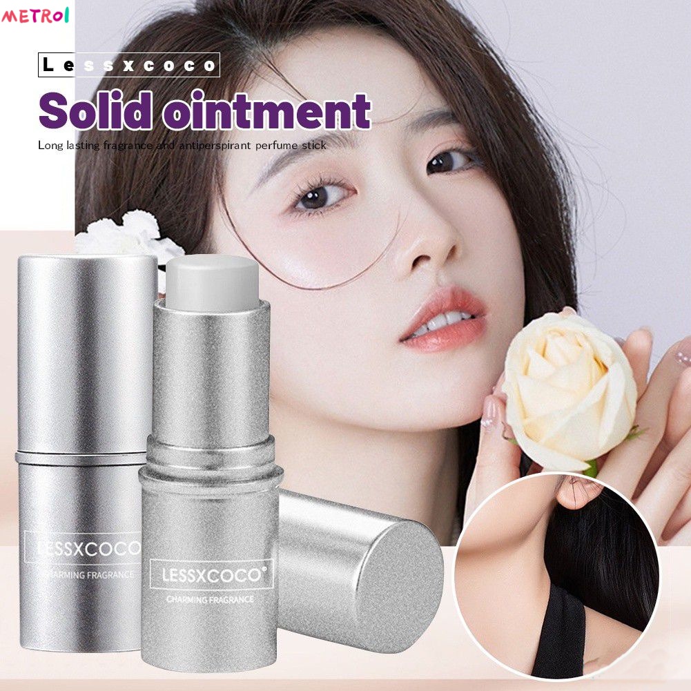 Lesxcoco Portable perfume Balm Underarm Deodorant Lasting Fresh Floral ...