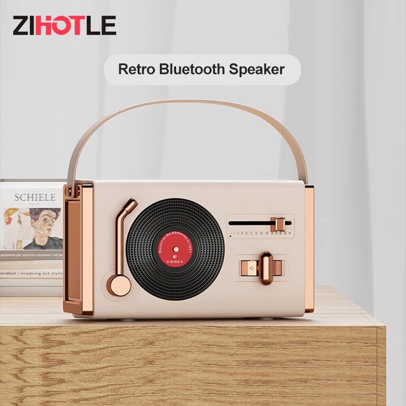 C220 Retro Bluetooth Speakers Classical Music Player Stereo Portable