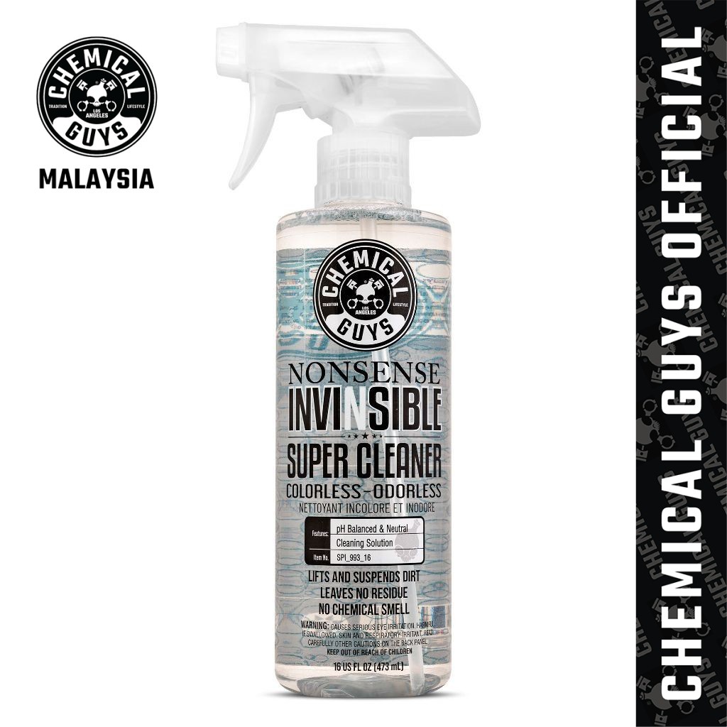 Chemical Guys - Deep clean filthy surfaces with Nonsense All Purpose Cleaner!  Nonsense is the invisible, colorless and odorless all-purpose super cleaner  that removes dirt and stains from virtually all surfaces without