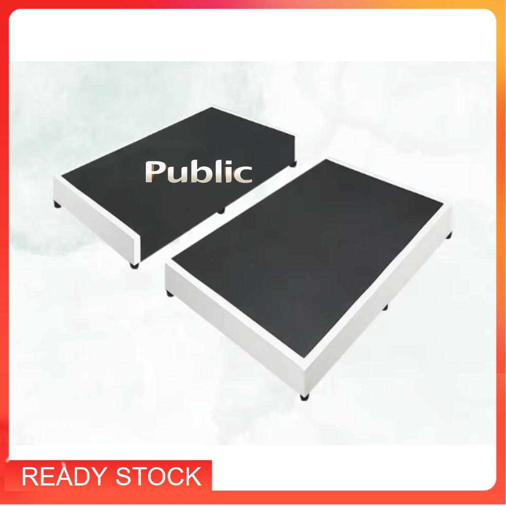 𝙏𝙀𝙍𝙈𝙐𝙍𝘼𝙃 Katil Putih / Hitam Kulit PVC Katil Queen / King | Shopee Malaysia
