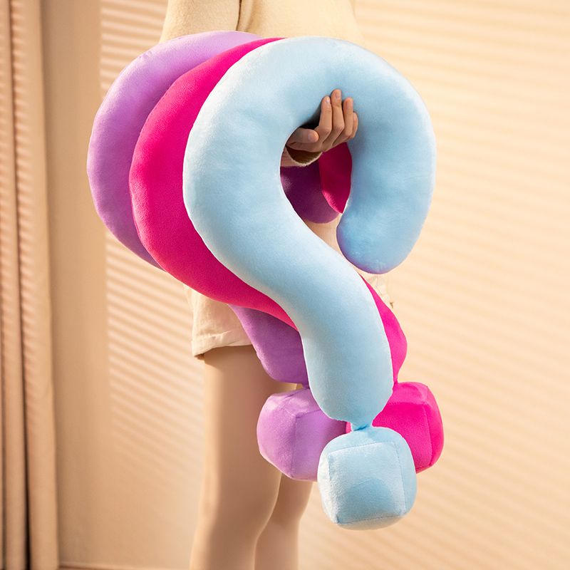 Question Mark Neck Pillow Pillow UShaped Pillow Large Pillow Question