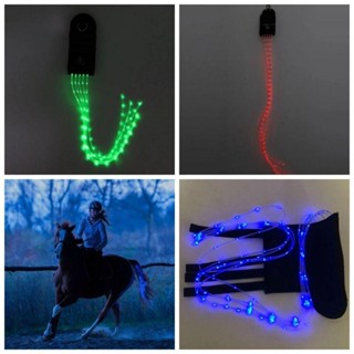 TOBIE Luminous Tubes, LED 100cm Horse Tail USB Lights, Horses Riding ...