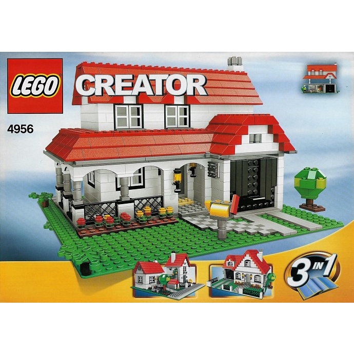 LEGO 4956 Creator 3-in-1 House | Shopee Malaysia