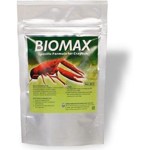 Biomax Crayfish Shrimp Feed 50g Shopee Malaysia