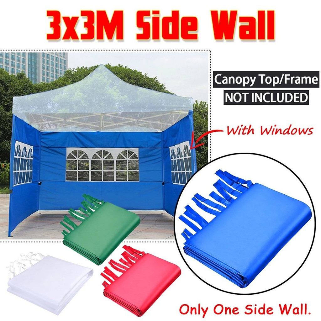 [HOT] Canopy Tent Side Wall Carport Garage Big Tarp Enclosure Shelter ...