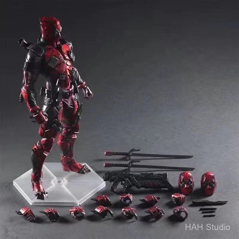 Marvel Avengers Deadpool Shining Merchandise Doll Model Handsome Figure ...