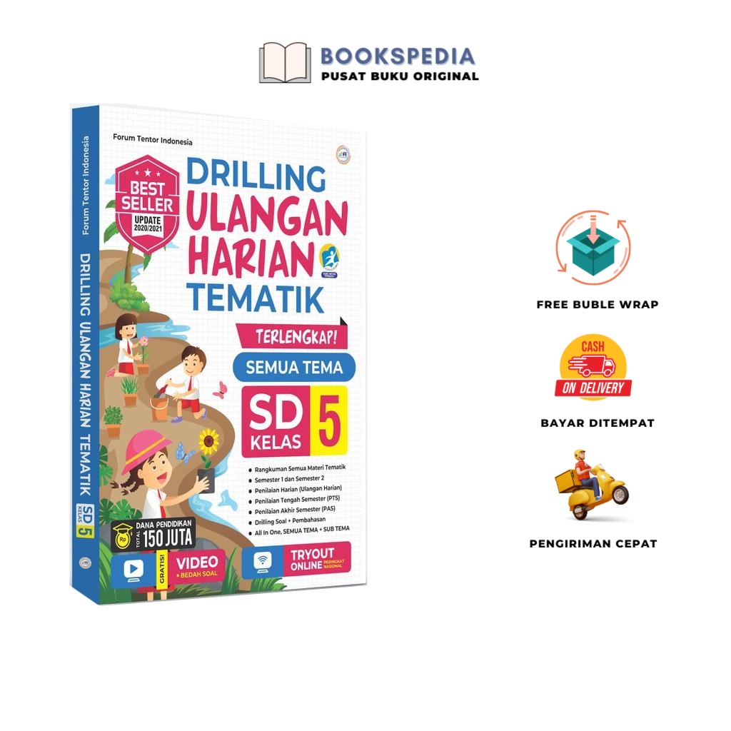 Drilling Thematic Daily Quiz Grade 5 SD Shopee Malaysia